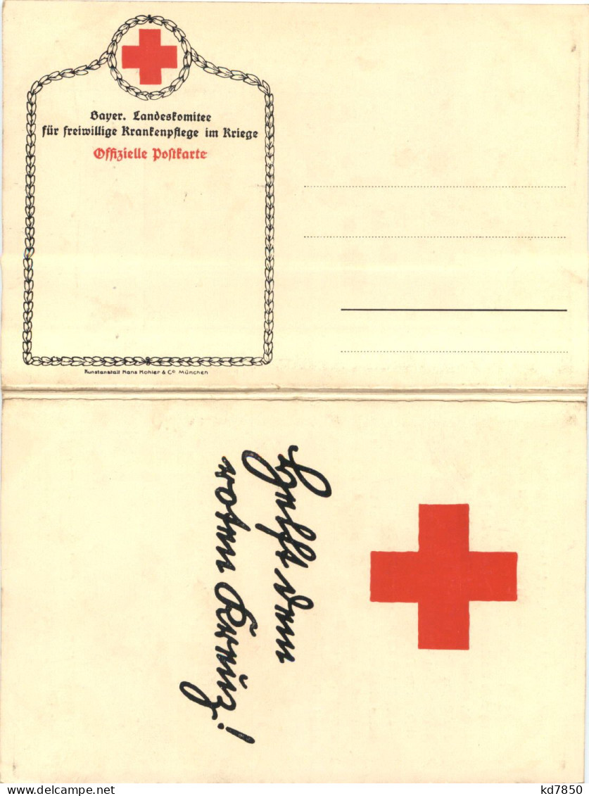 Rotes Kreuz - Klappkarte - Red Cross