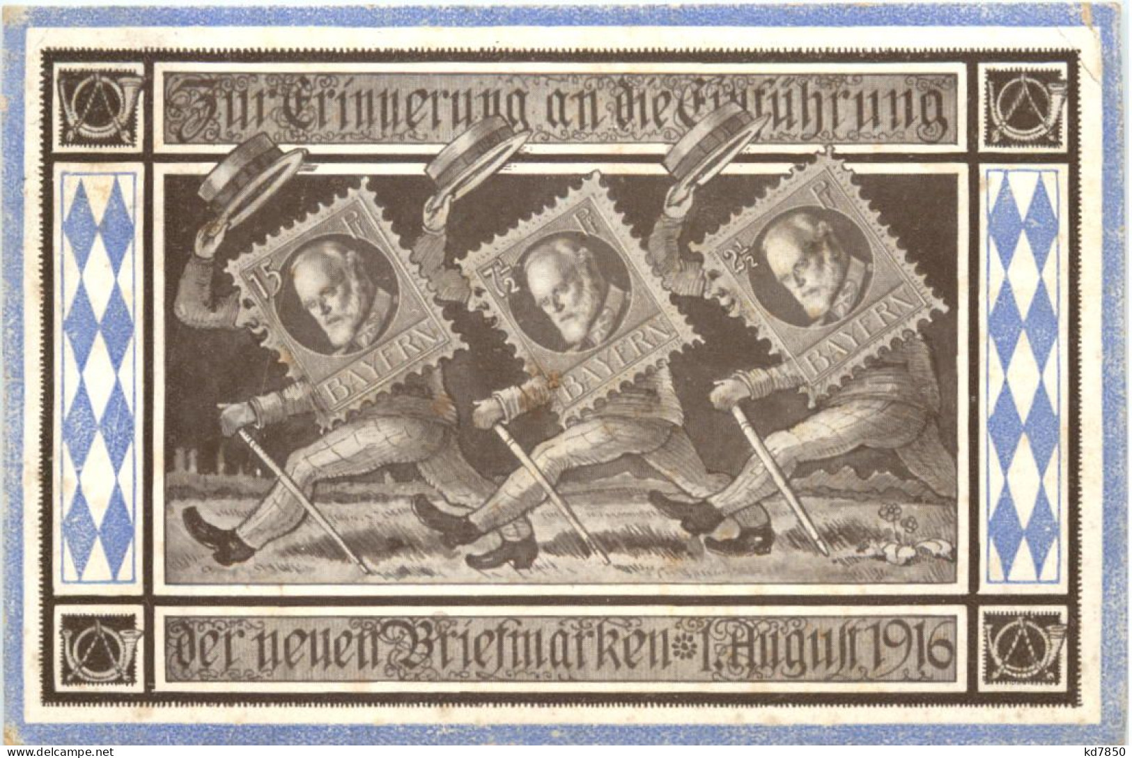 Einführung Neuer Briefmarken 1916 - Postzegels (afbeeldingen)