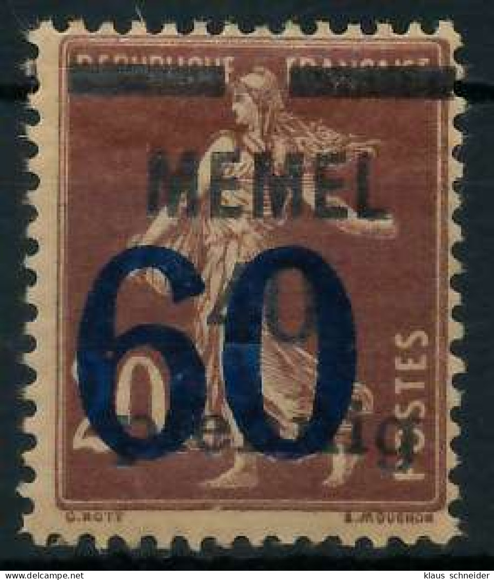 MEMEL 1921 Nr 35 Ungebraucht X4479BE - Memelgebiet 1923
