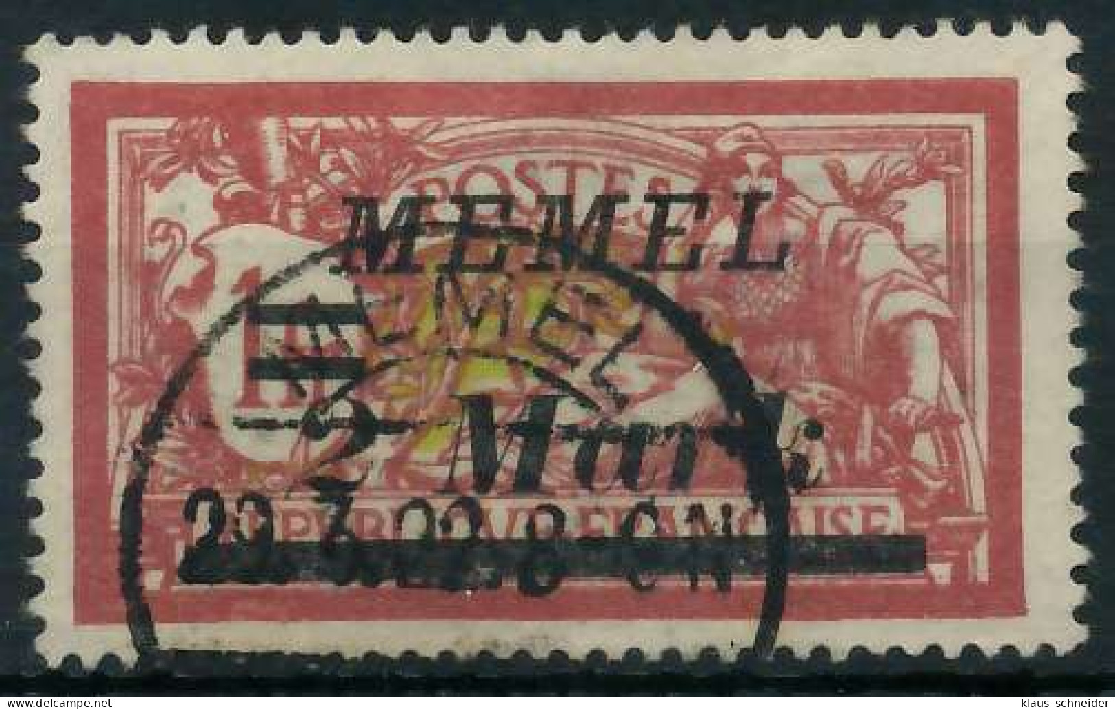 MEMEL 1922 Nr 67 Gestempelt X447D42 - Memel (Klaïpeda) 1923