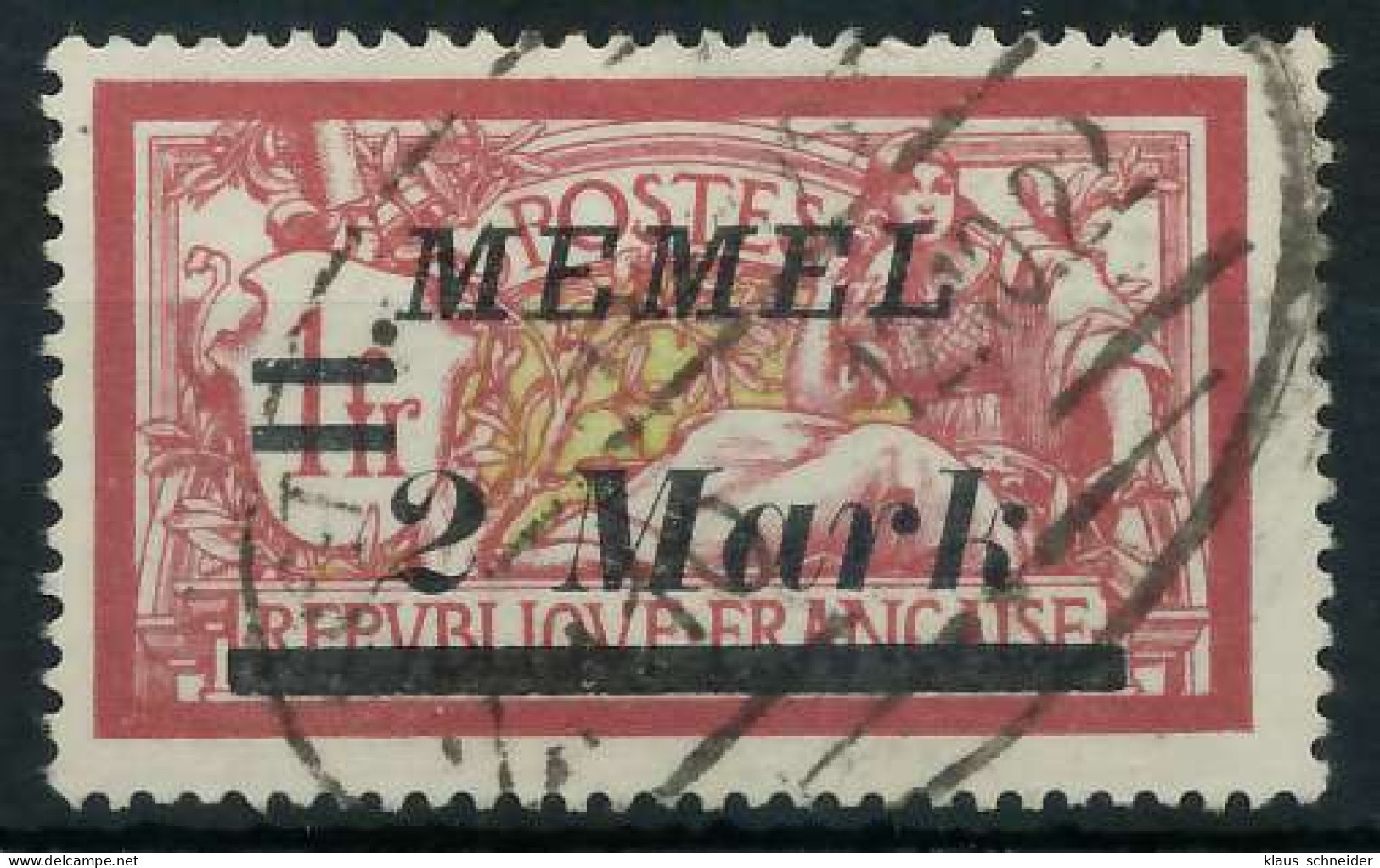 MEMEL 1922 Nr 67 Gestempelt X447D46 - Memelgebiet 1923