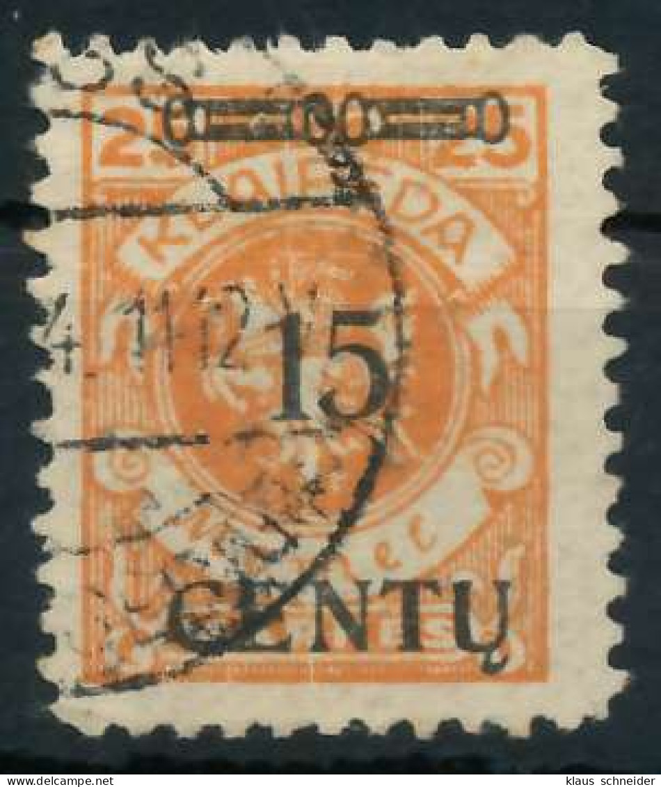 MEMEL 1923 Nr 170AI Gestempelt Gepr. X4530EA - Memelgebiet 1923