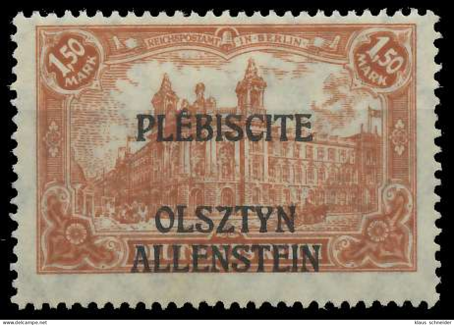 ALLENSTEIN Nr 12b Ungebraucht X453496 - Andere & Zonder Classificatie