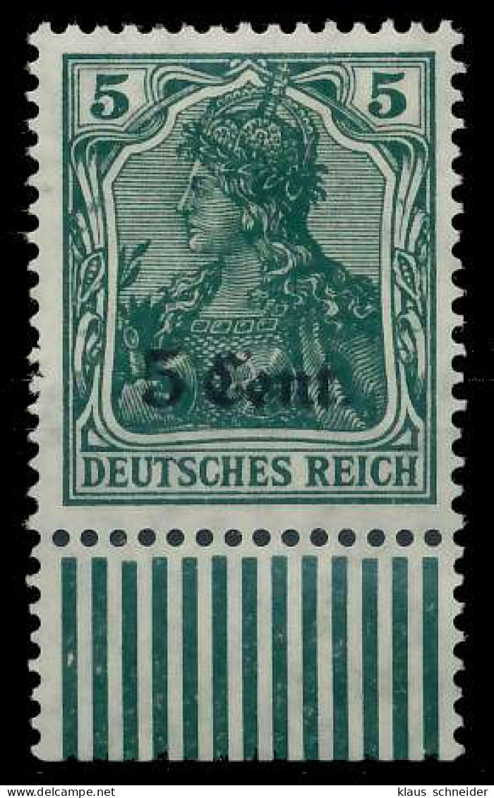 BES. 1WK ETAPPE WEST Nr 2c Ungebraucht X45A50A - Occupazione 1914 – 18