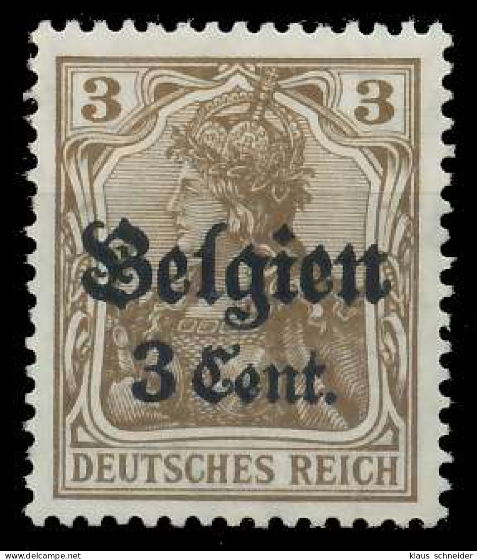 BES. 1WK LANDESPOST BELGIEN Nr 11aI Ungebraucht X45A6B2 - Ocupación 1914 – 18