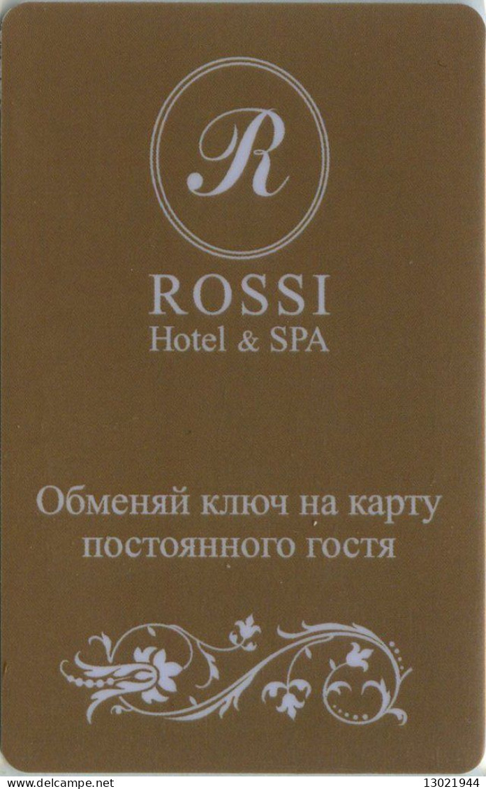RUSSIA  KEY HOTEL    Rossi Hotel & SPA -     Saint Petersburg - Chiavi Elettroniche Di Alberghi
