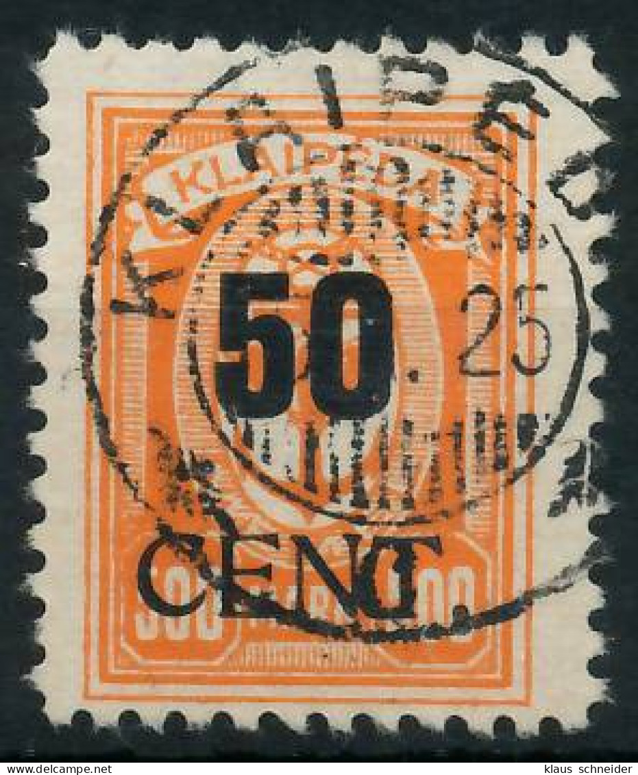 MEMEL 1923 Nr 200 Gestempelt Gepr. X472DDE - Memelgebiet 1923