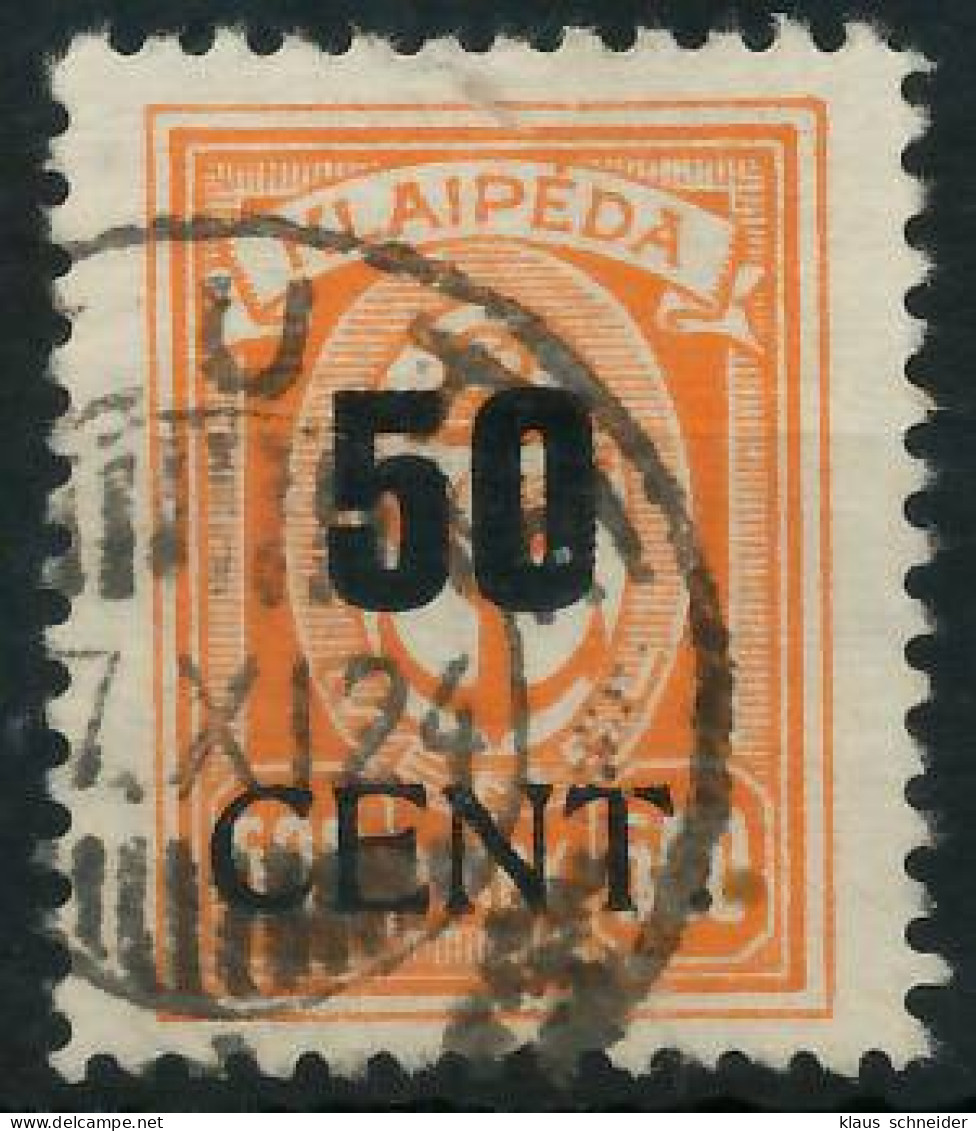 MEMEL 1923 Nr 200 Gestempelt Gepr. X472E16 - Memel (Klaipeda) 1923