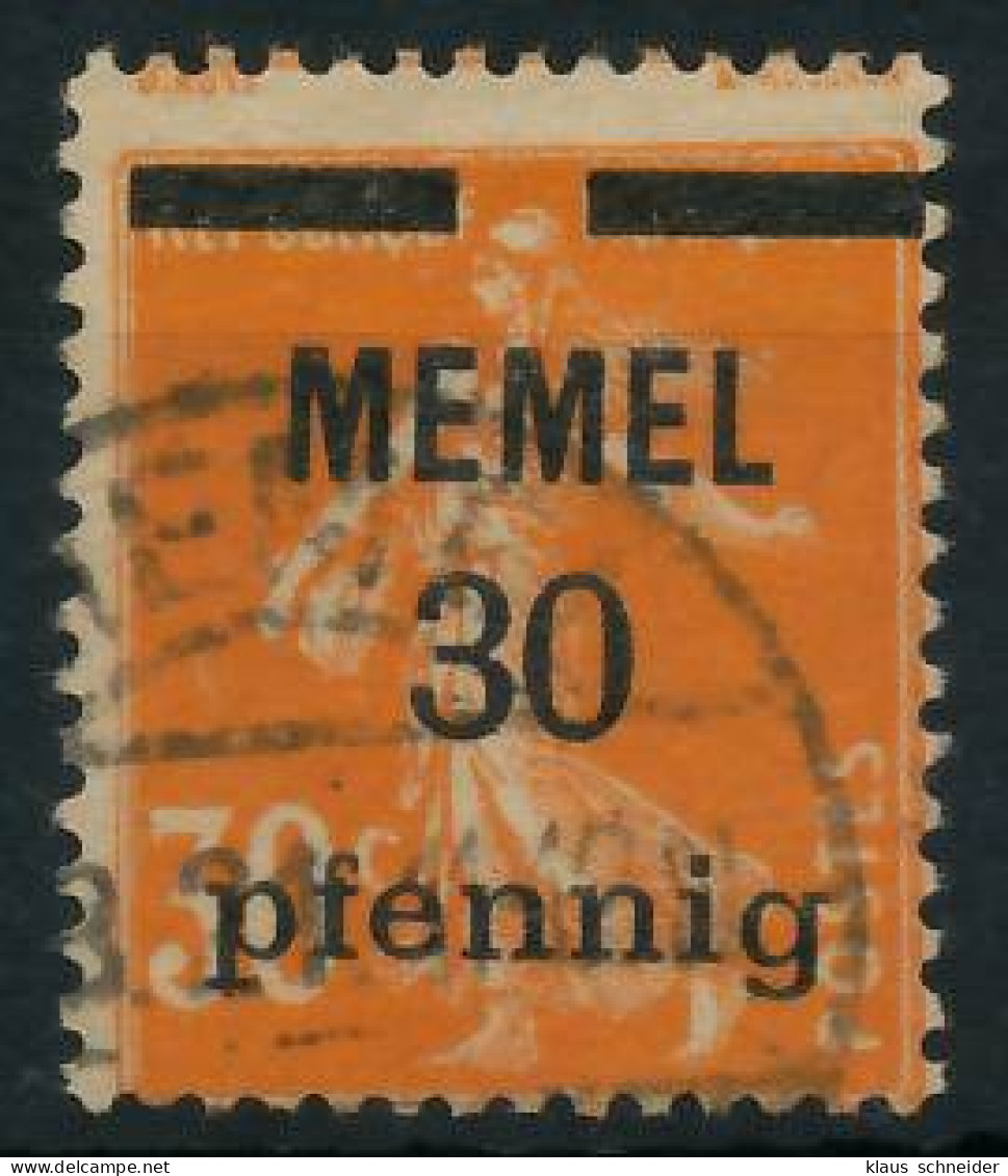 MEMEL 1920 Nr 21x Gestempelt Gepr. X47307A - Memel (Klaipeda) 1923