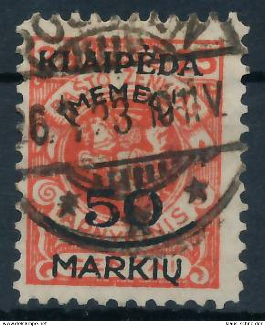 MEMEL 1923 Nr 126 Gestempelt Gepr. X4788F2 - Memel (Klaïpeda) 1923