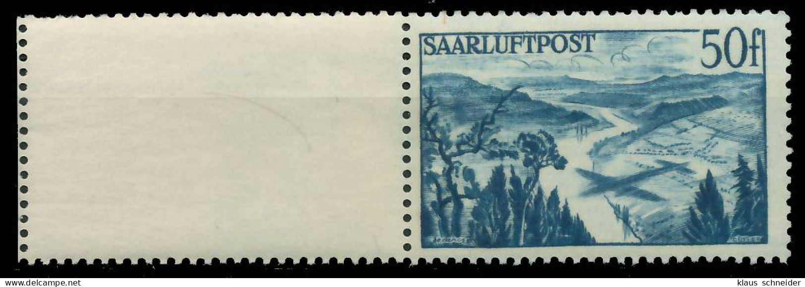 SAARLAND 1948 Nr 253L Postfrisch WAAGR PAAR X478BC6 - Unused Stamps