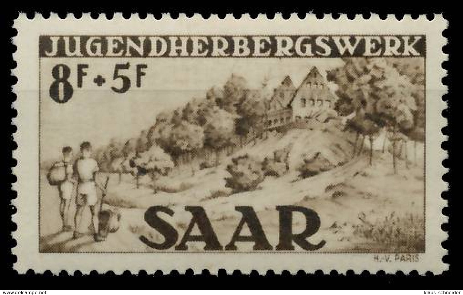 SAARLAND 1949 Nr 262I Postfrisch X478C12 - Unused Stamps