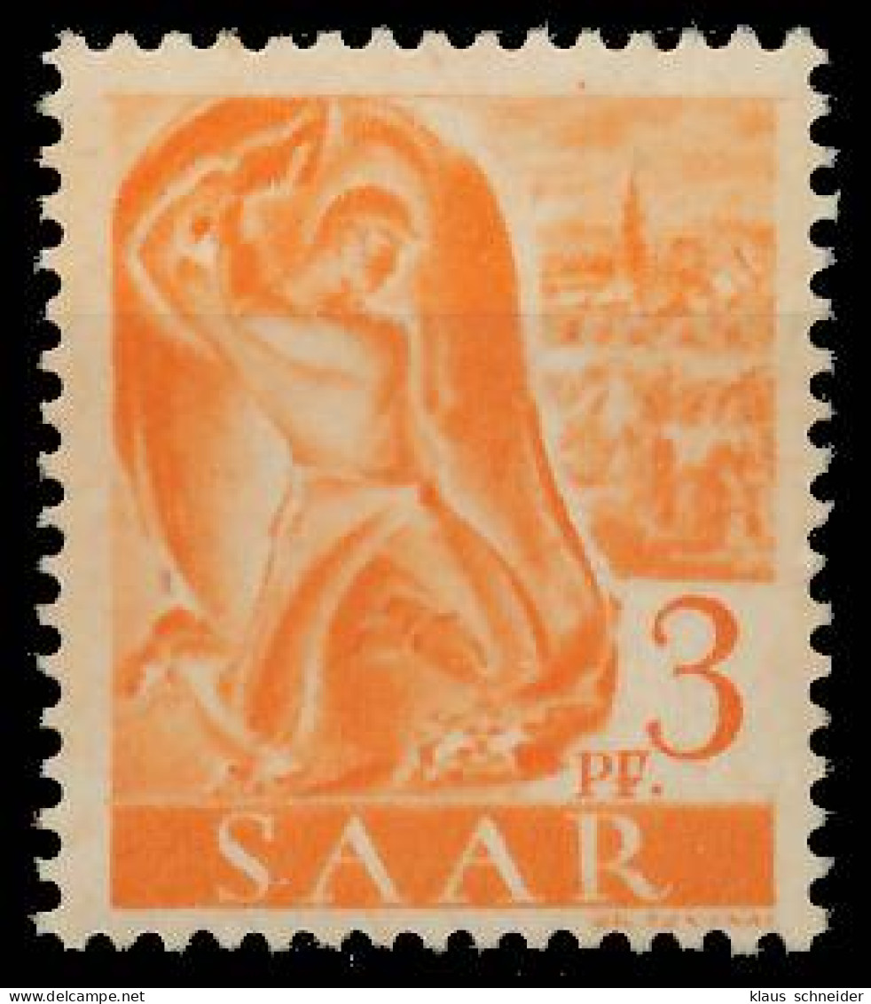 SAARLAND 1947 Nr 207Z Postfrisch S01F96E - Nuevos