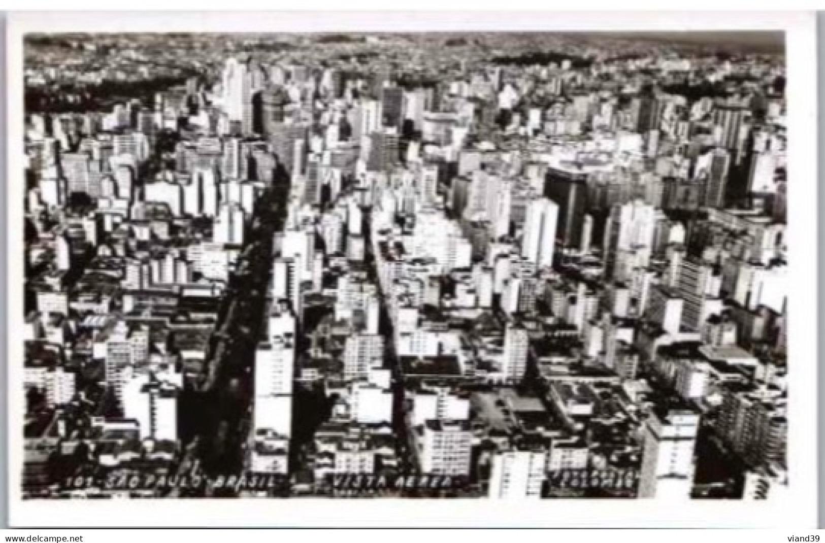 SAO PAULO -     Vista Aerea.      Foto Postal Colombo. - São Paulo