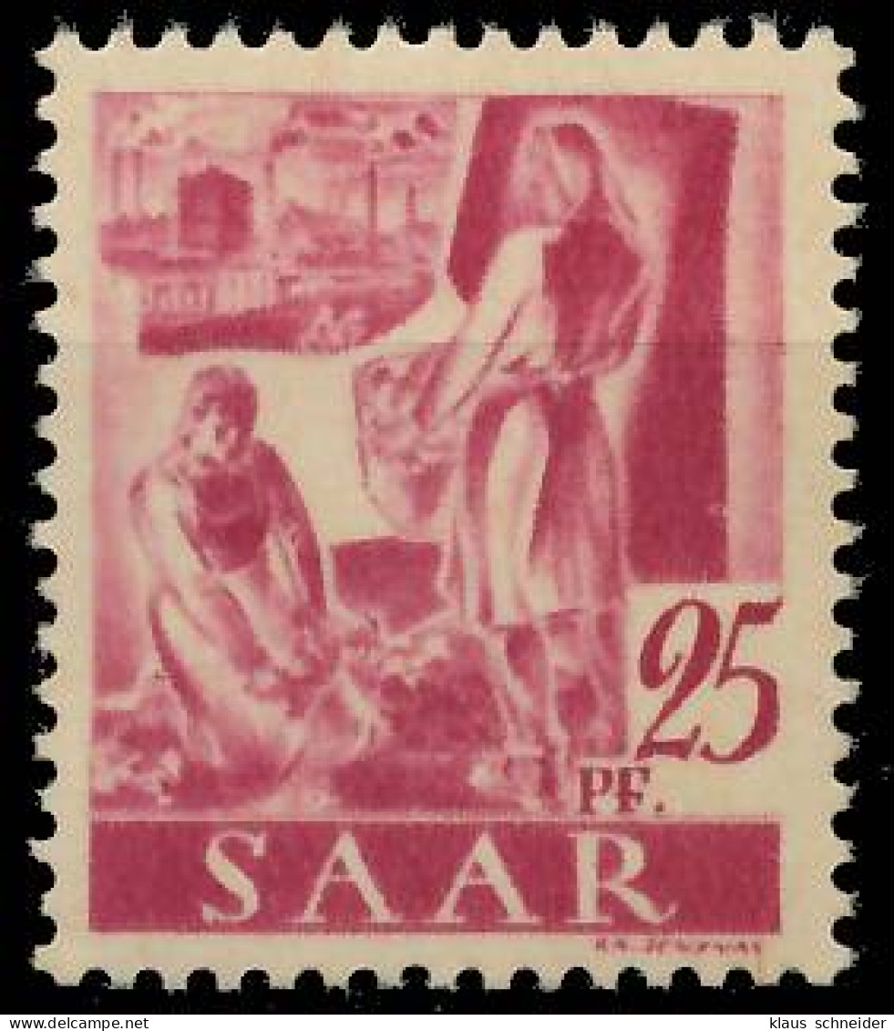 SAARLAND 1947 Nr 216Z Postfrisch S01F9D6 - Neufs