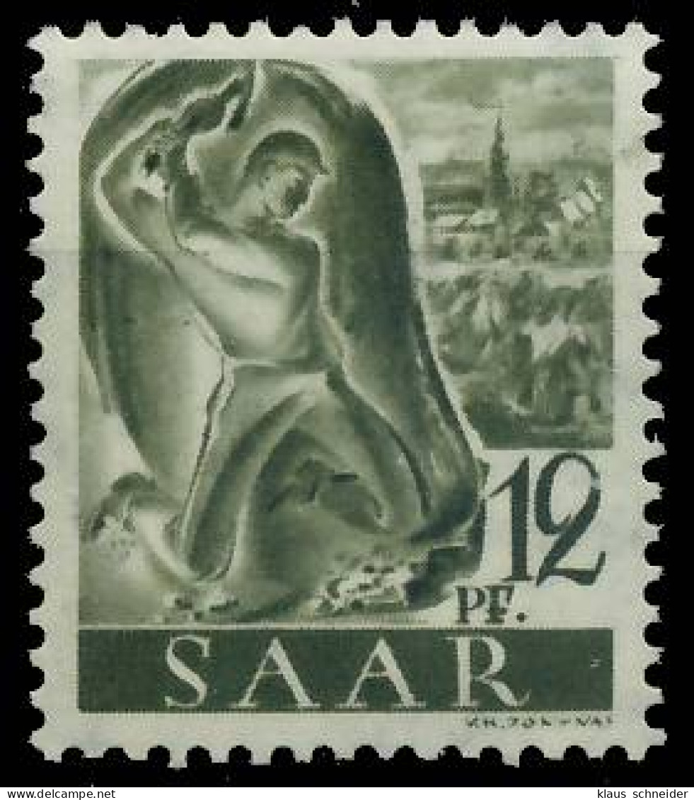 SAARLAND 1947 Nr 211Y Postfrisch S01F99A - Unused Stamps