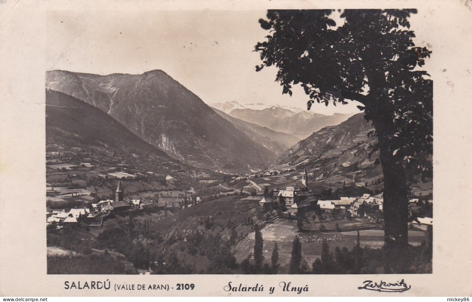 Espagne--Lerida--SALARDU -- Salardu Y Unya   --Vue Générale - Lérida