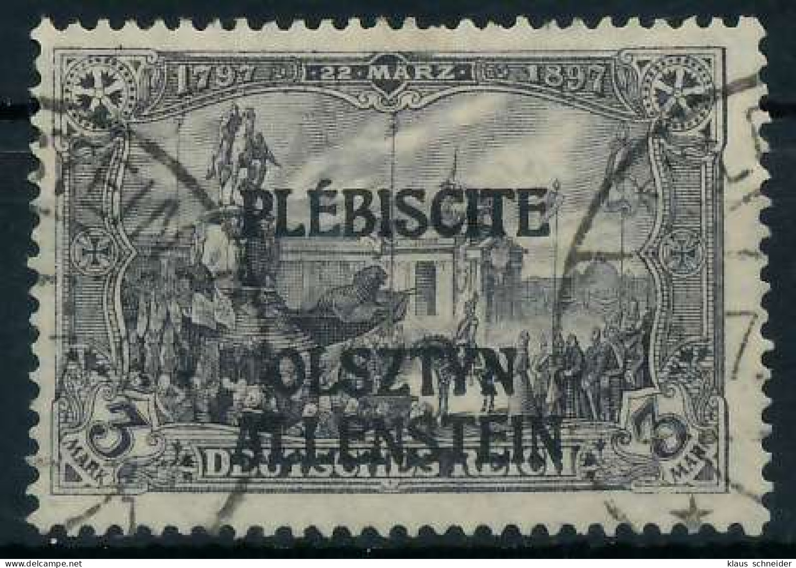 ALLENSTEIN Nr 14 Gestempelt Gepr. X49A992 - Otros & Sin Clasificación