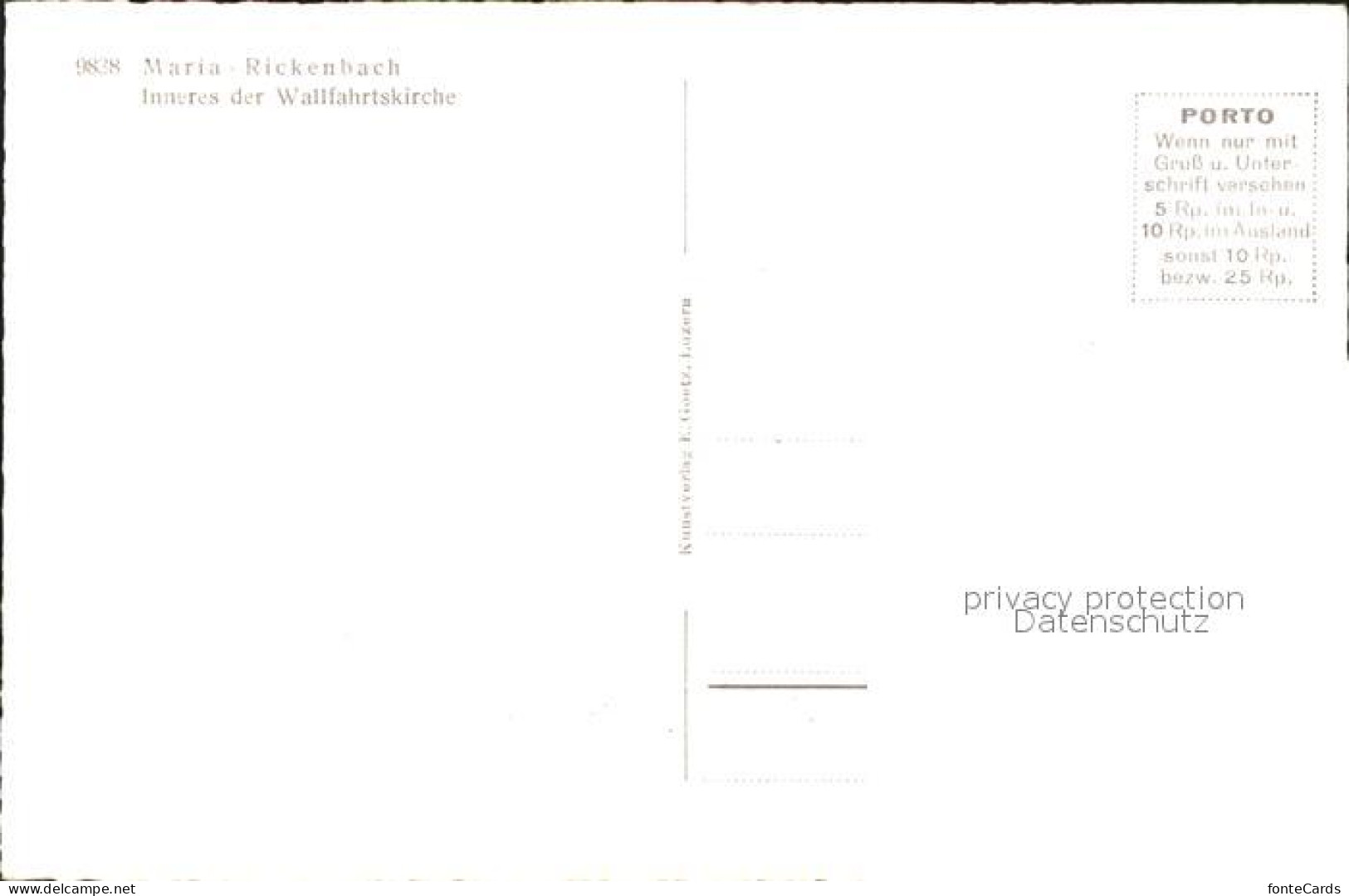 11647171 Maria Rickenbach Inneres Der Wallfahrtskirche Niederrickenbach - Altri & Non Classificati