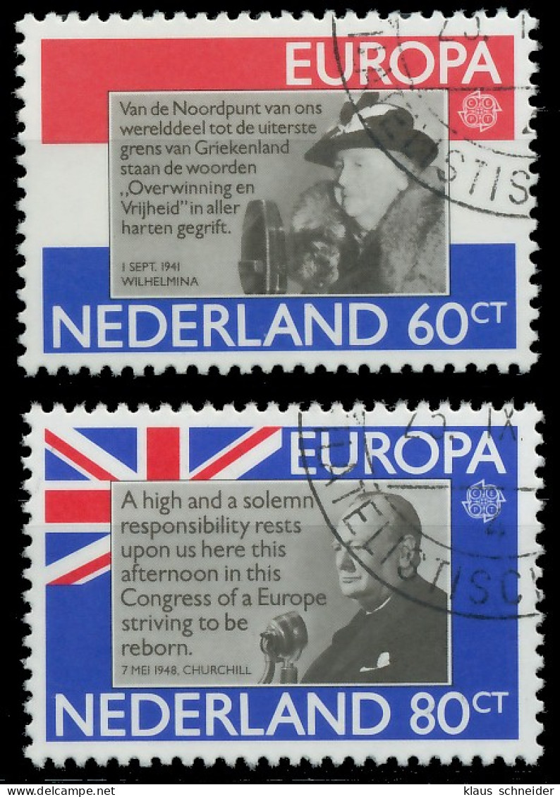 NIEDERLANDE 1979 Nr 1168-1169 Gestempelt X59A202 - Used Stamps