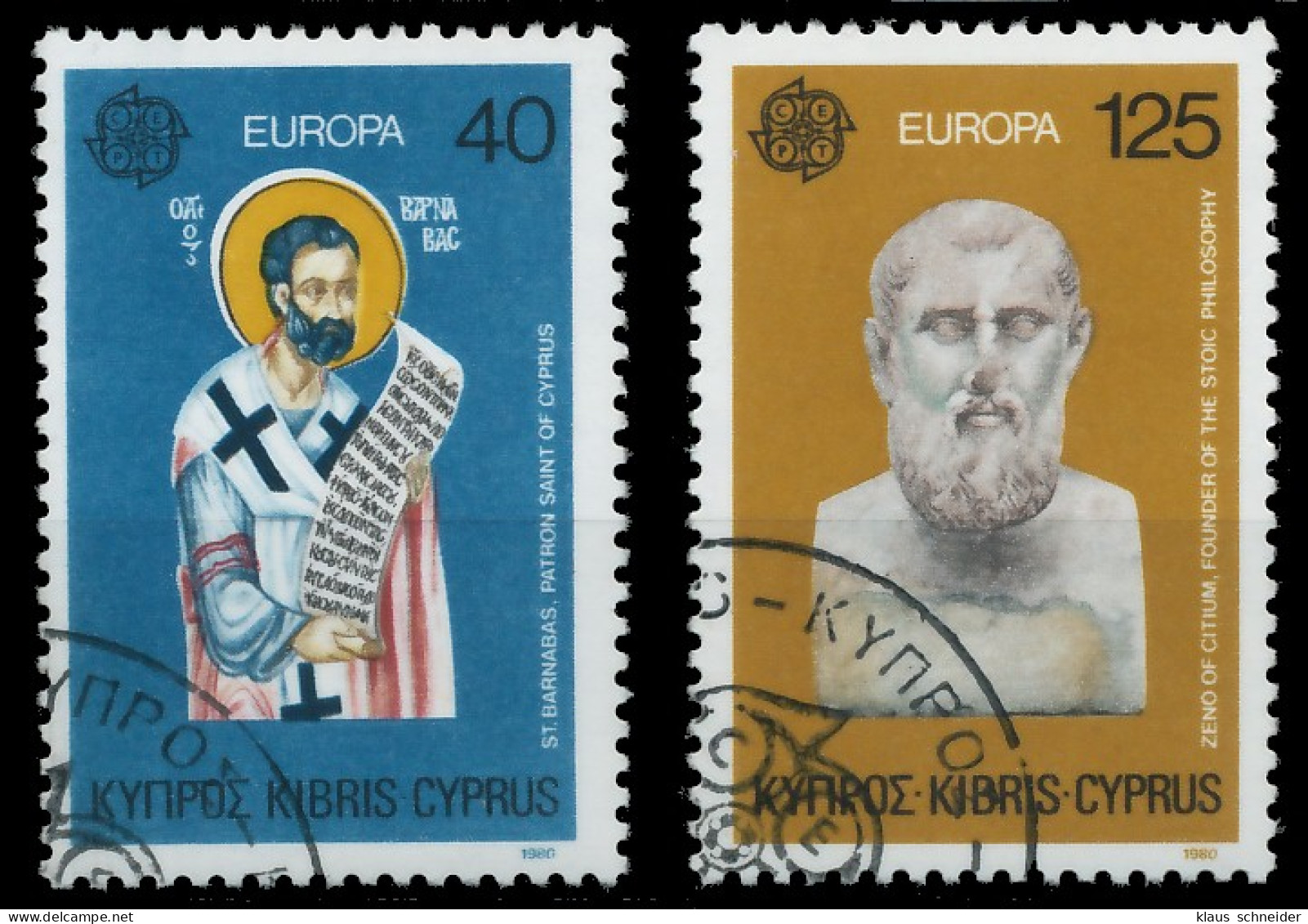 ZYPERN 1980 Nr 520-521 Gestempelt X59FB7A - Used Stamps