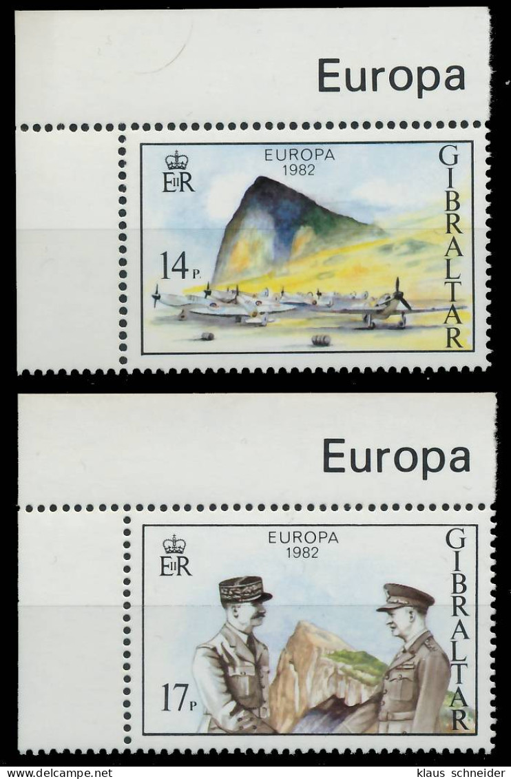 GIBRALTAR 1982 Nr 451-452 Postfrisch ECKE-OLI X5B527E - Gibilterra