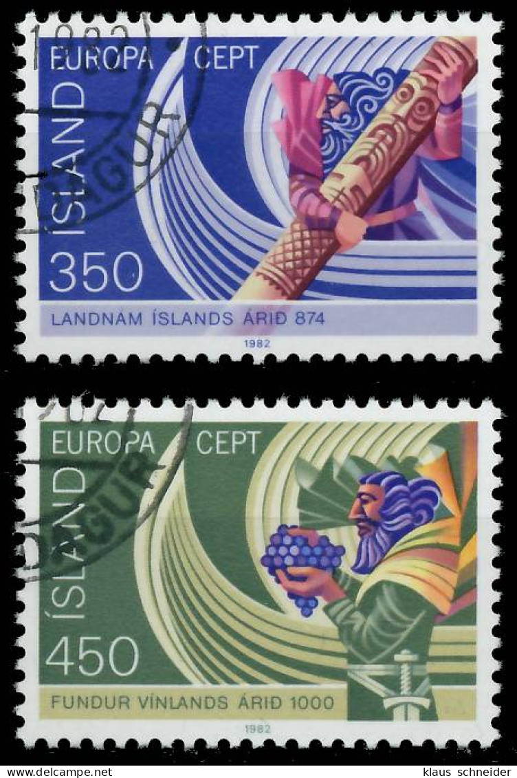 ISLAND 1982 Nr 578-579 Gestempelt X5B53AA - Oblitérés
