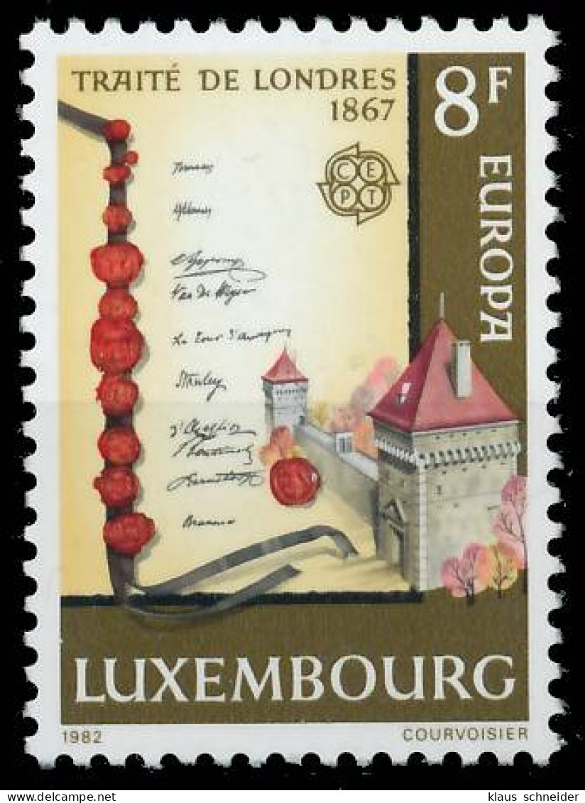 LUXEMBURG 1982 Nr 1052 Postfrisch X5B543A - Unused Stamps