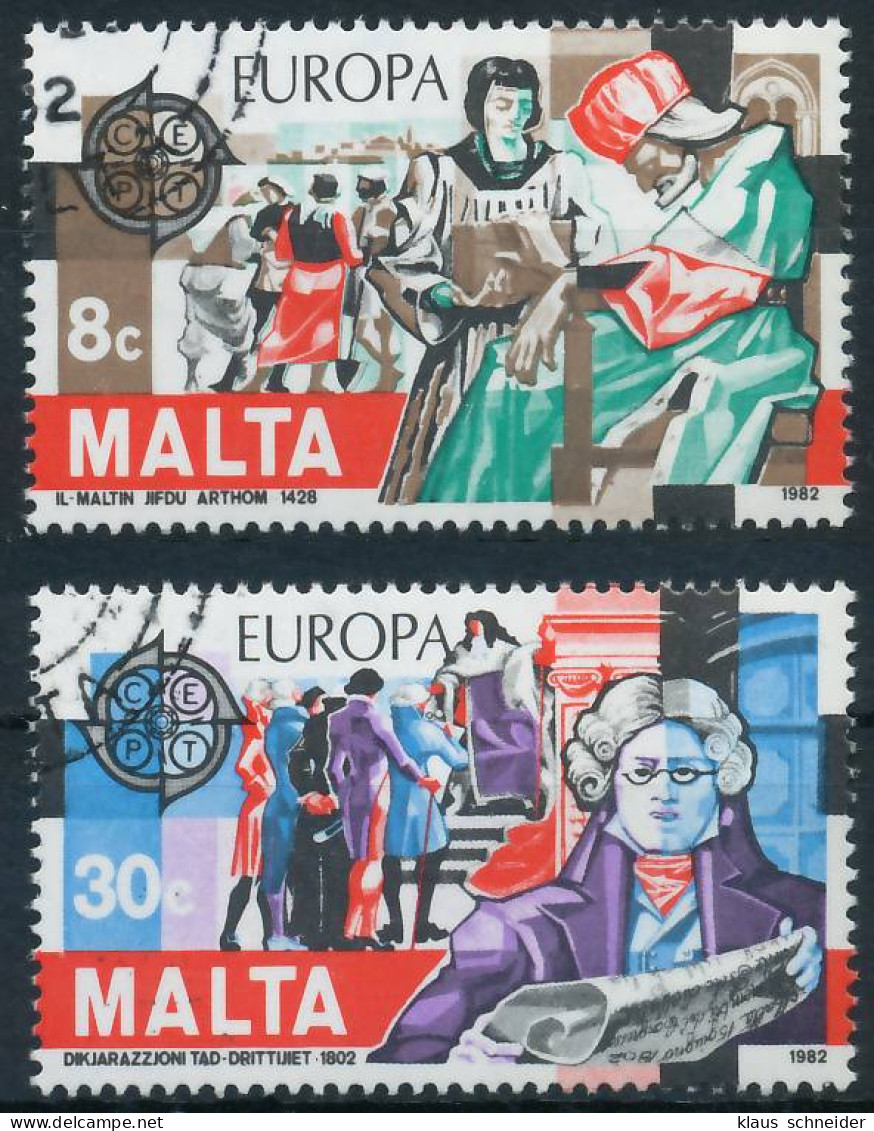 MALTA 1982 Nr 661-662 Gestempelt X5B5416 - Malta