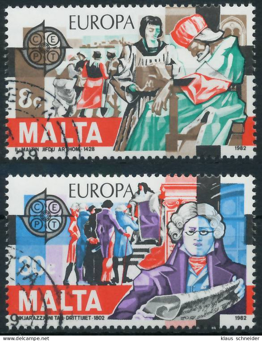 MALTA 1982 Nr 661-662 Gestempelt X5B53FE - Malte