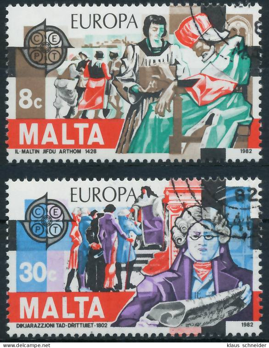 MALTA 1982 Nr 661-662 Gestempelt X5B540A - Malte