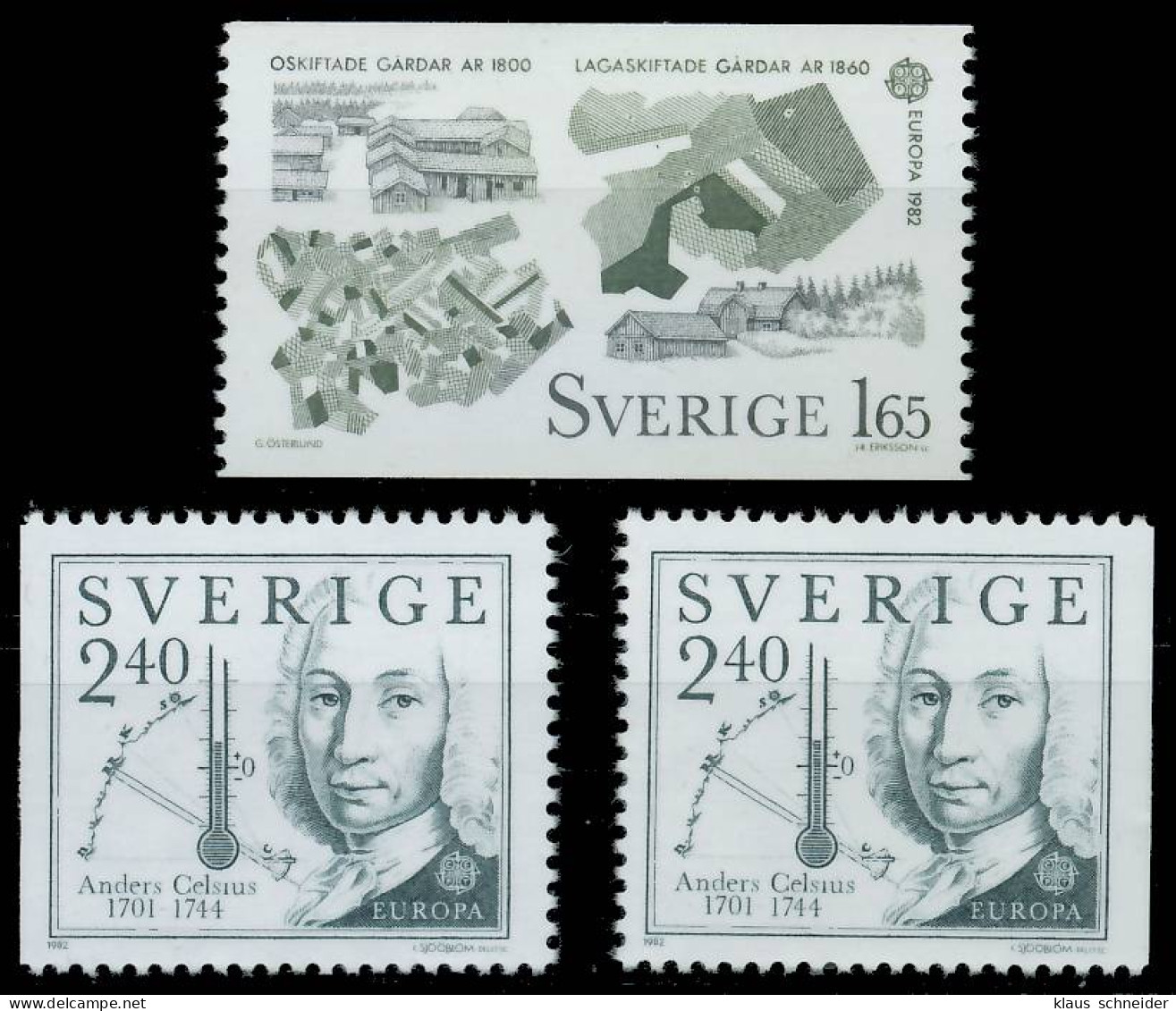 SCHWEDEN 1982 Nr 1187A-1188Dl Dr Postfrisch X5B559A - Unused Stamps