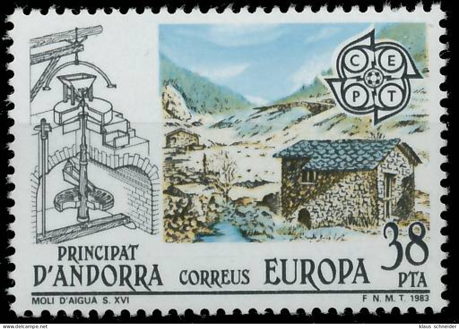 ANDORRA SPANISCHE POST 1980-1989 Nr 166 Postfrisch X5B56D6 - Ongebruikt