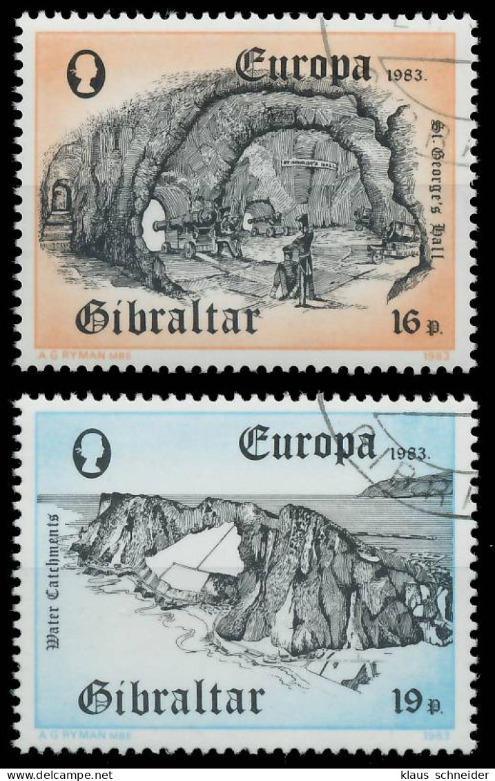 GIBRALTAR 1983 Nr 463-464 Gestempelt X5B5776 - Gibraltar