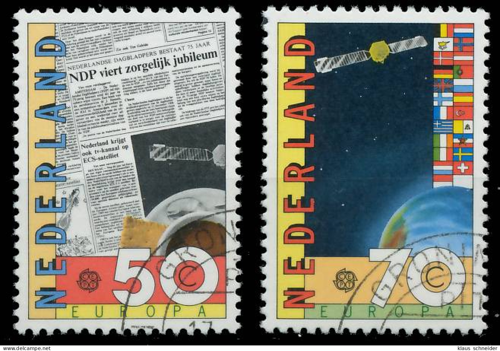 NIEDERLANDE 1983 Nr 1232-1233 Gestempelt X5B9162 - Used Stamps