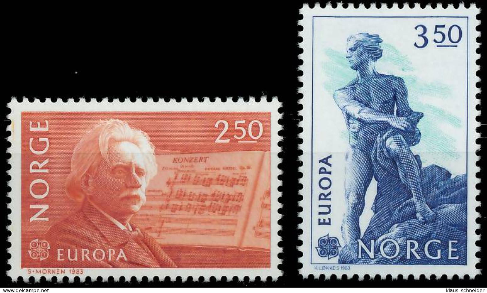 NORWEGEN 1983 Nr 885-886 Postfrisch X5B917E - Unused Stamps