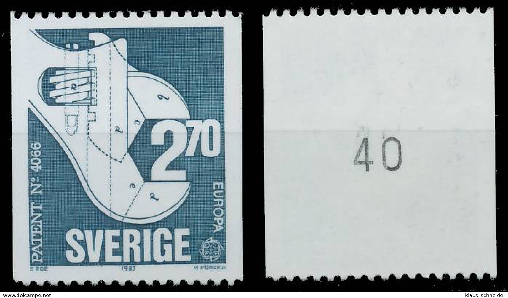 SCHWEDEN 1983 Nr 1238R Postfrisch X5B92EA - Neufs