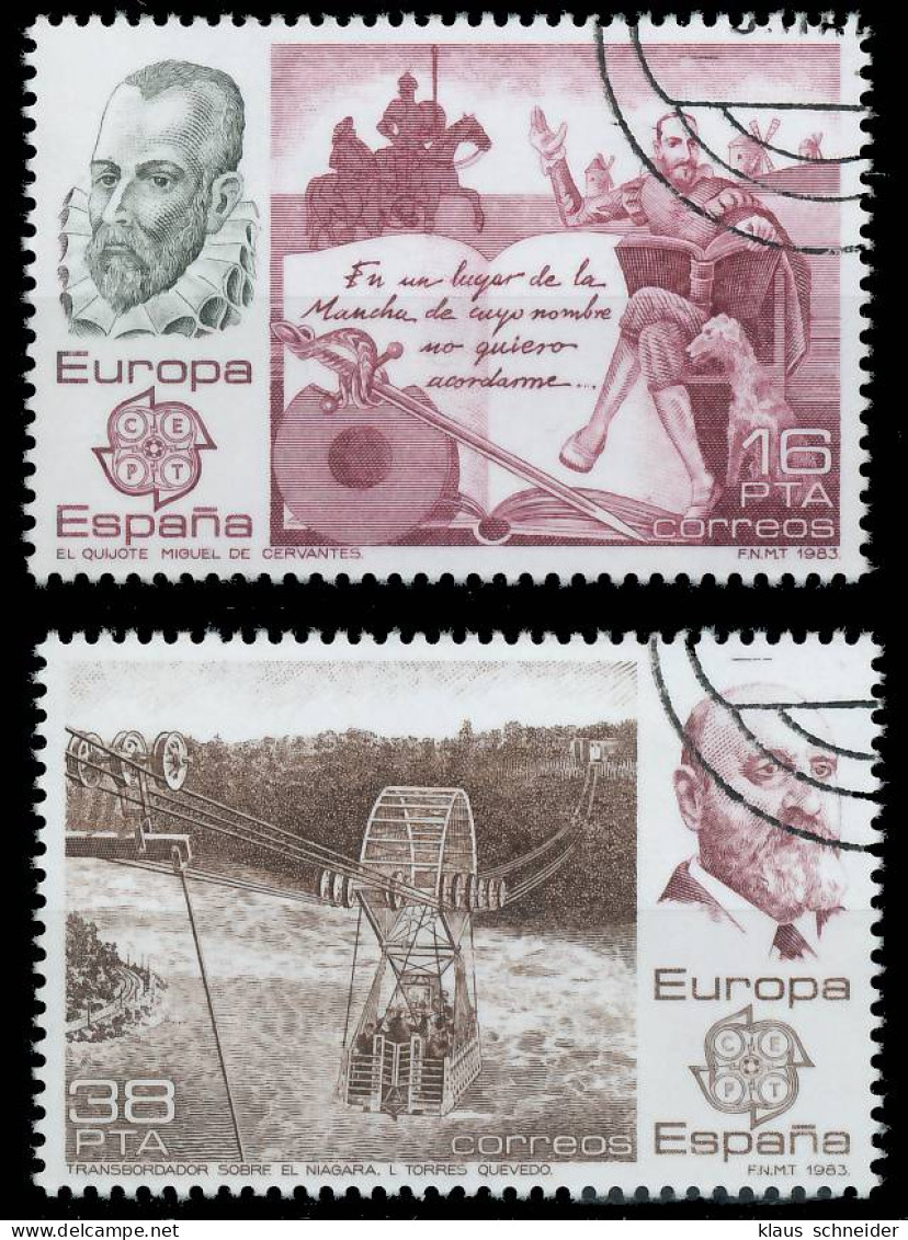 SPANIEN 1983 Nr 2585-2586 Gestempelt X5B9332 - Used Stamps