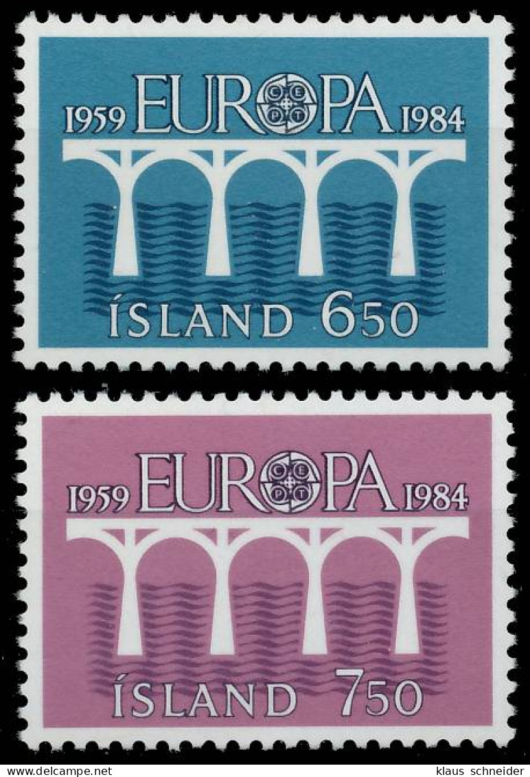 ISLAND 1984 Nr 614-615 Postfrisch X5B9552 - Ongebruikt