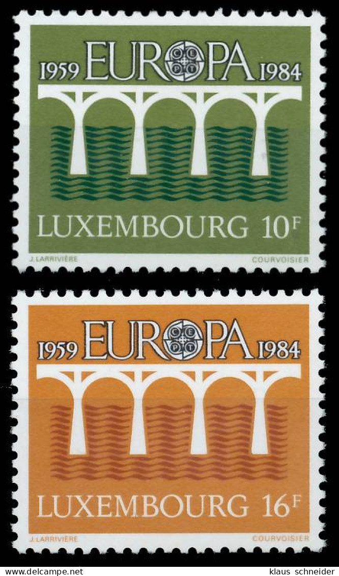 LUXEMBURG 1984 Nr 1098-1099 Postfrisch X5B95B2 - Ungebraucht