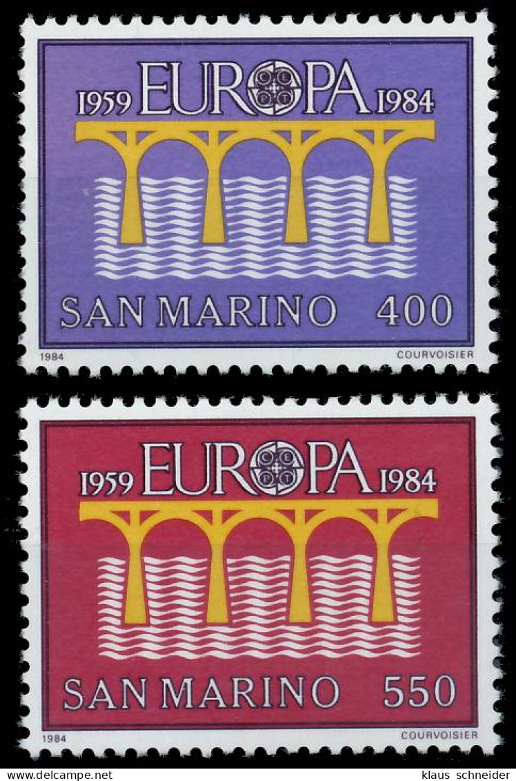 SAN MARINO 1984 Nr 1294-1295 Postfrisch X5B968A - Unused Stamps