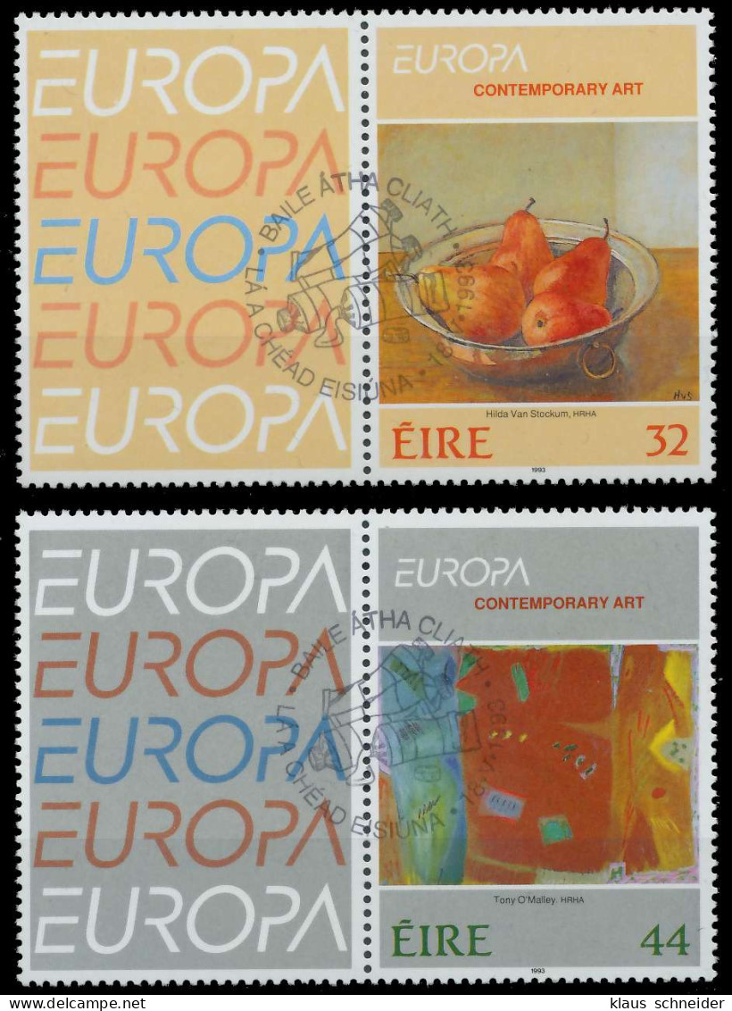 IRLAND 1993 Nr 825-826 Zentrisch Gestempelt X5DB186 - Used Stamps