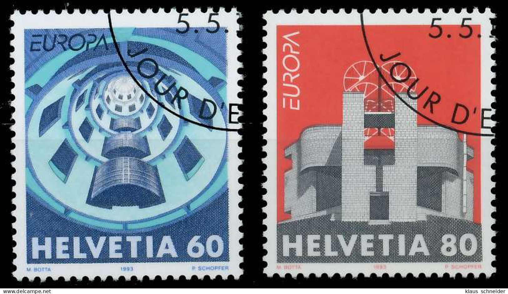 SCHWEIZ 1993 Nr 1499-1500 Gestempelt X5DFBAA - Used Stamps