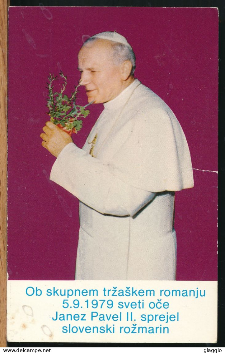 °°° SANTINO - JANEZ PAVEL II , SPREJEL SLOVENSKI ROZMARIN 1979 °°° - Godsdienst & Esoterisme