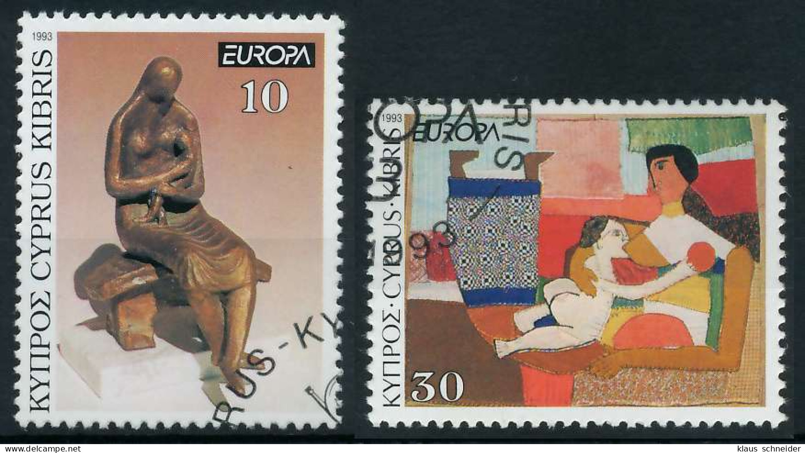 ZYPERN 1993 Nr 803-804 Gestempelt X5DFC76 - Used Stamps