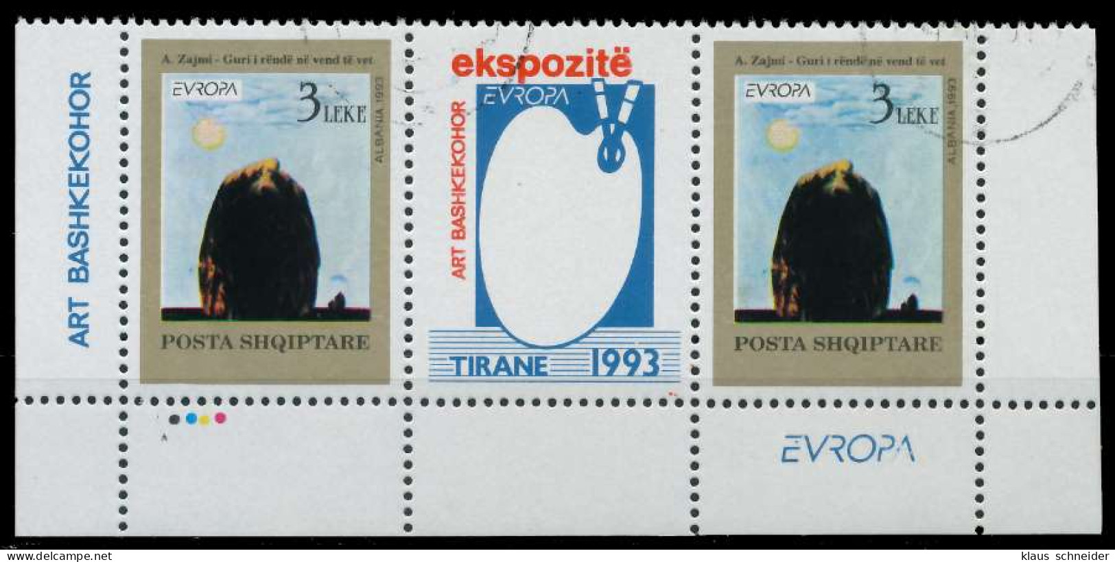 ALBANIEN 1993 Nr 2529 Gestempelt 3ER STR X5DFCBE - Albanien