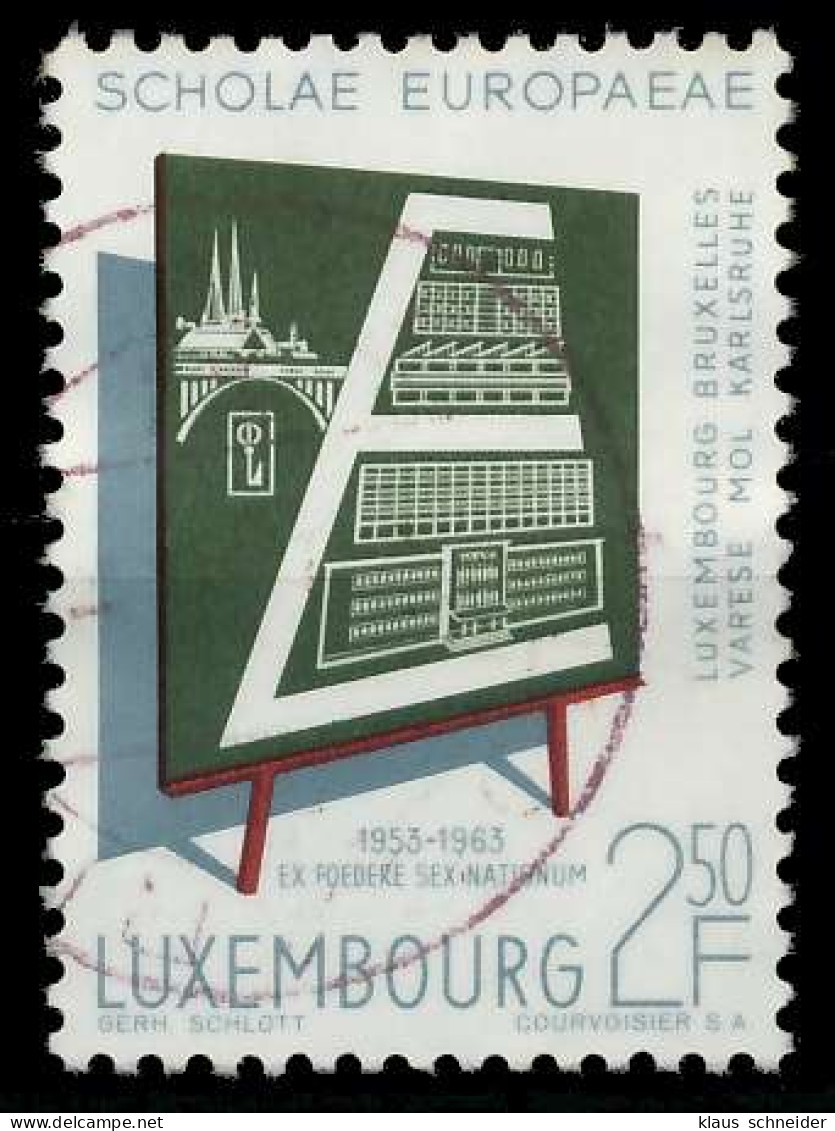 LUXEMBURG 1963 Nr 666 Gestempelt X5DFE9A - Oblitérés