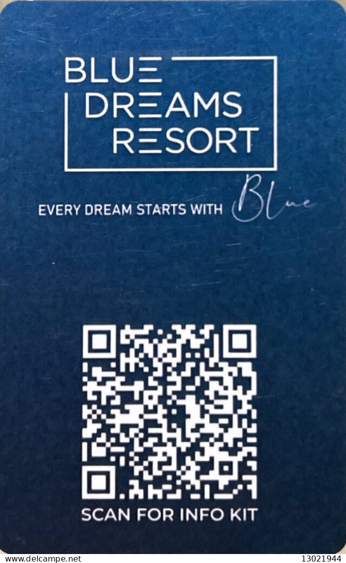 TURCHIA    KEY HOTEL  Blue Dreams Resort -     Bodrum - Hotel Keycards