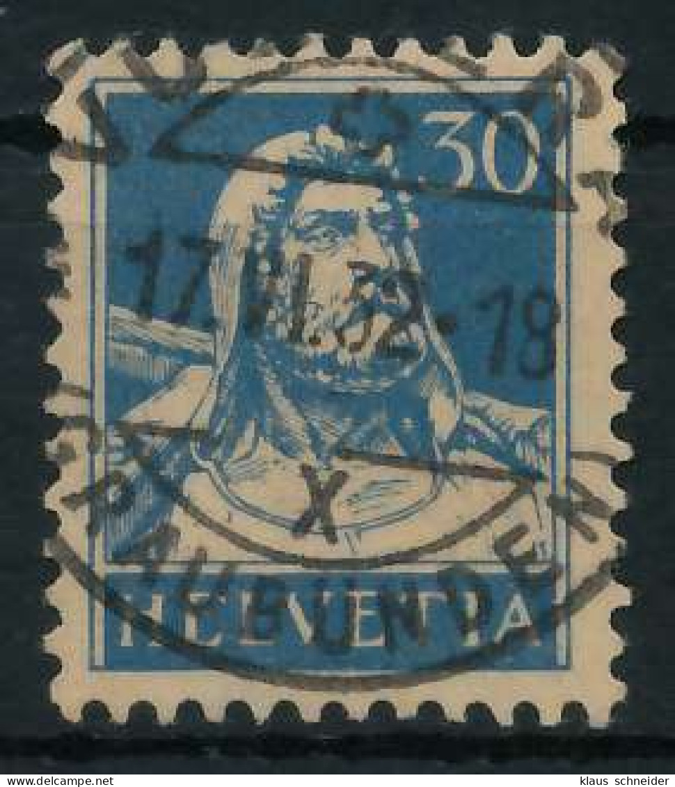 SCHWEIZ 1921 Nr 169xa Zentrisch Gestempelt X6C2C06 - Used Stamps