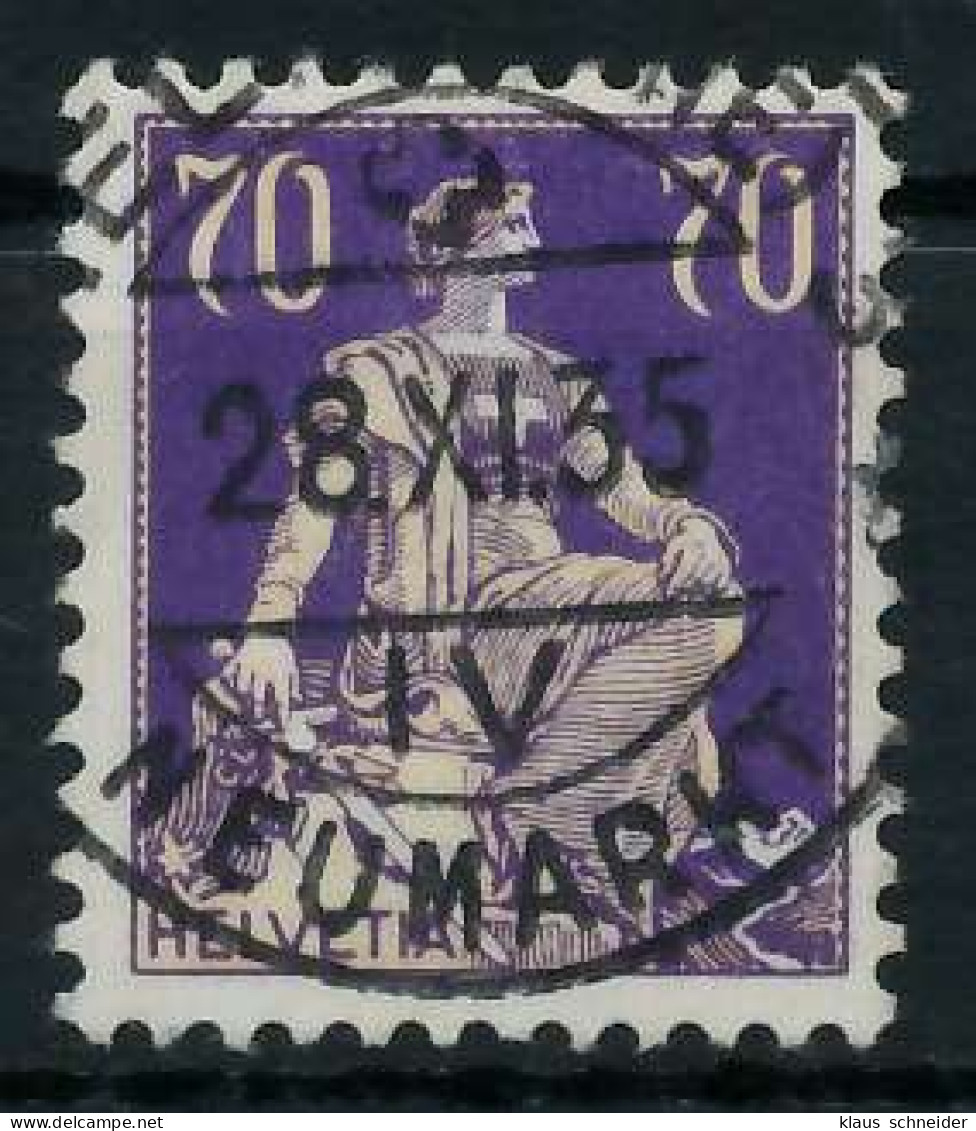 SCHWEIZ 1921 Nr 171z Zentrisch Gestempelt X6C2C42 - Usati